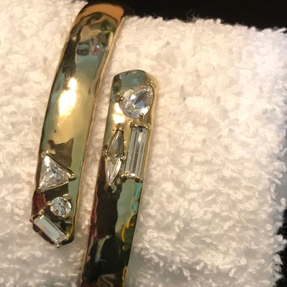 Vintage Silpada K&R Cobra brass Hinge Cuff Bangle Bracelet - Picture 2 of 6